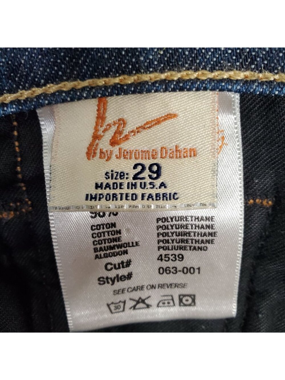 Citizens Of Humanity Womens Sz 29 Jeans Kelly #003 Low Waist Denim Cropped Blue - Picture 8 of 11